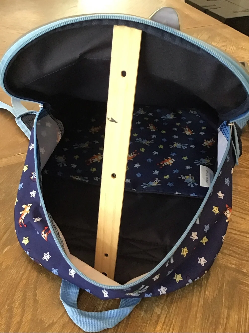 Bluey backpack full size, and lunch box